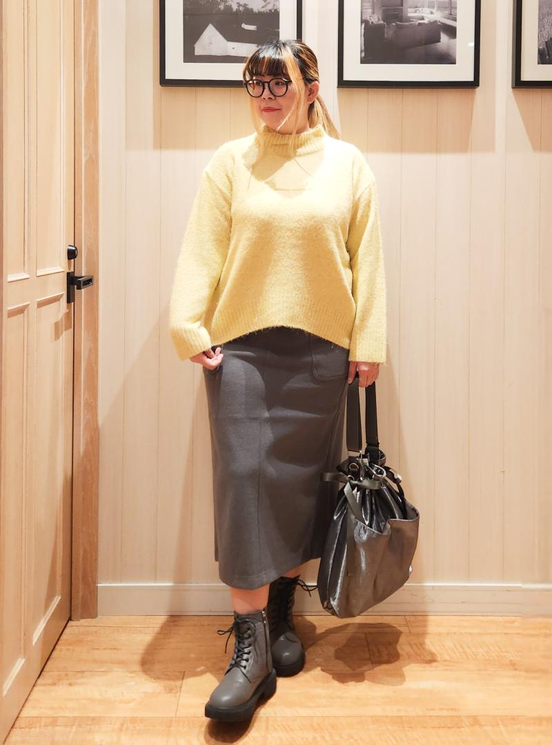 イエロー×グレー